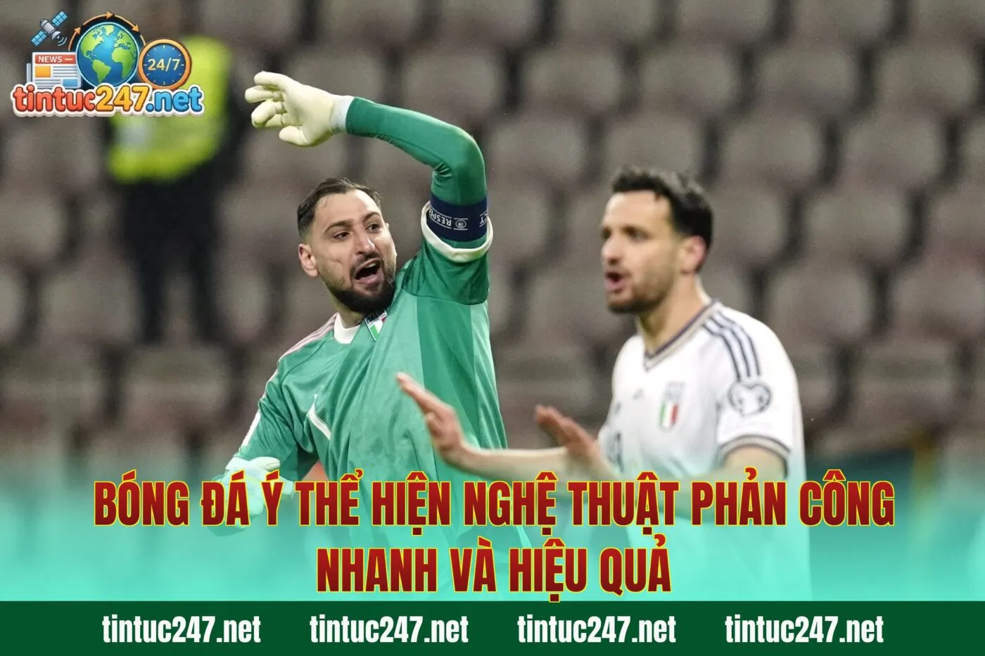 Bóng đá Ý thể hiện nghệ thuật phản công nhanh và hiệu quả