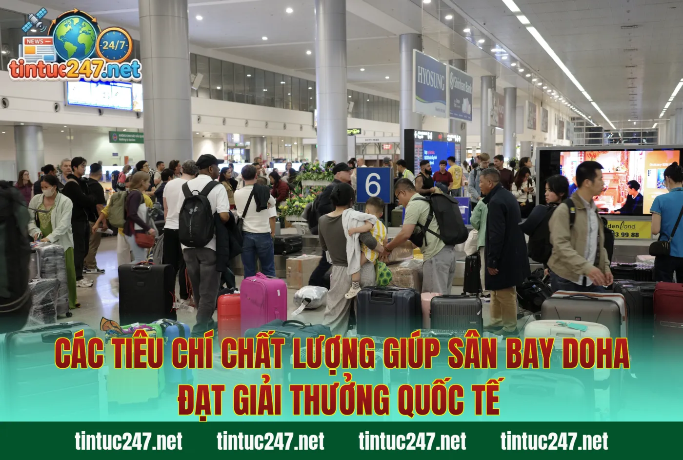 Các tiêu chí chất lượng giúp sân bay Doha đạt giải thưởng quốc tế