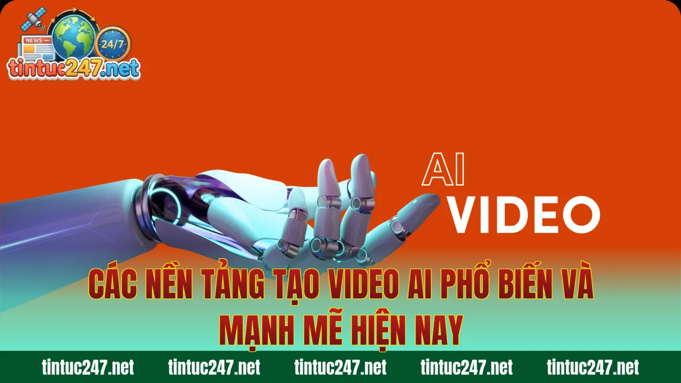 Các nền tảng tạo video AI phổ biến và mạnh mẽ hiện nay