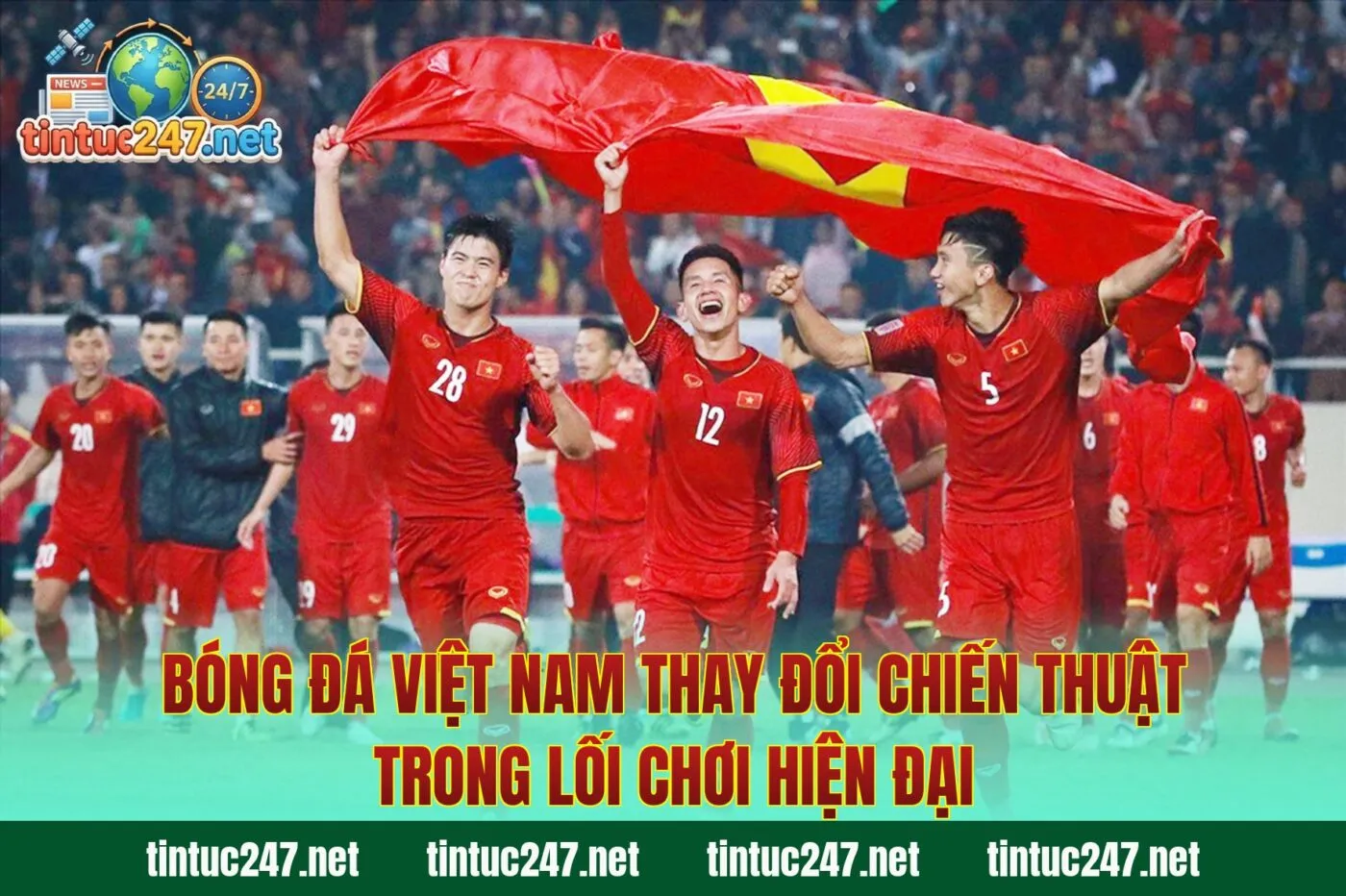 Bóng đá Việt Nam thay đổi chiến thuật trong lối chơi hiện đại