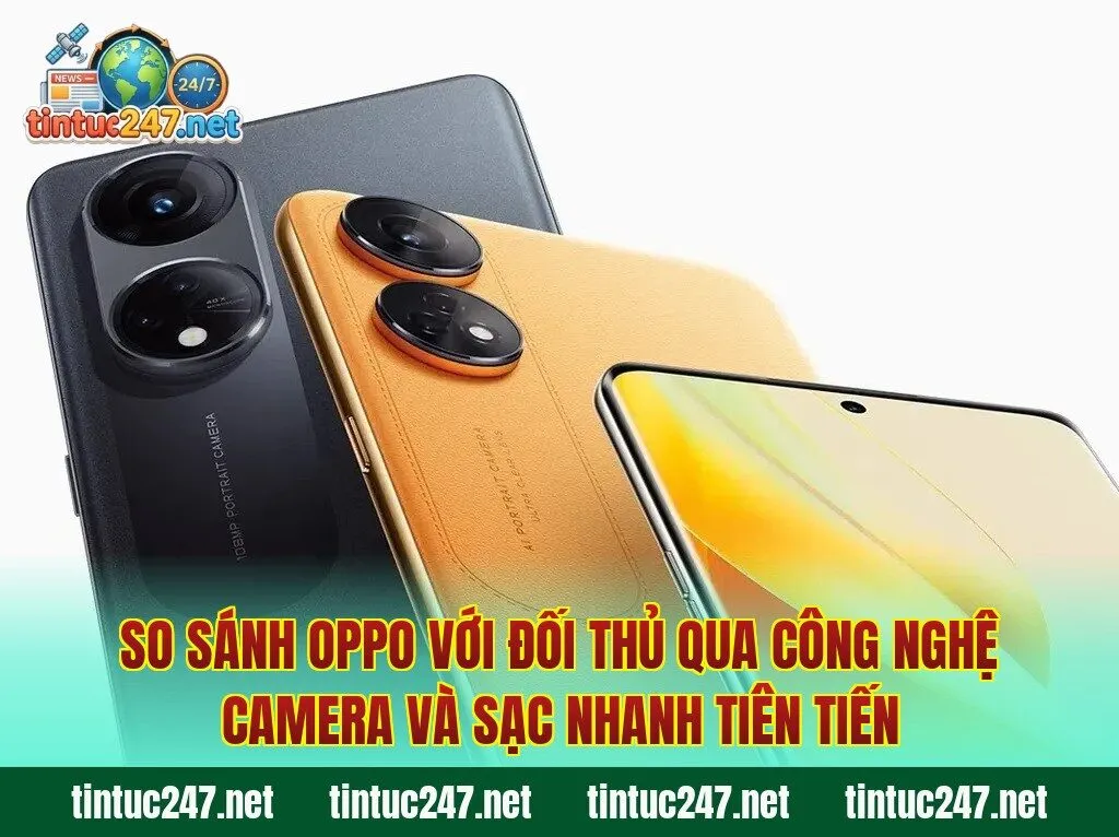 So sánh Oppo với đối thủ qua công nghệ camera và sạc nhanh tiên tiến