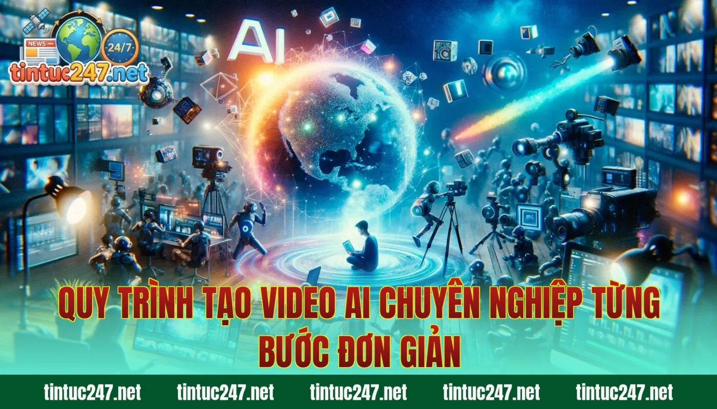 Quy trình tạo video AI chuyên nghiệp từng bước đơn giản