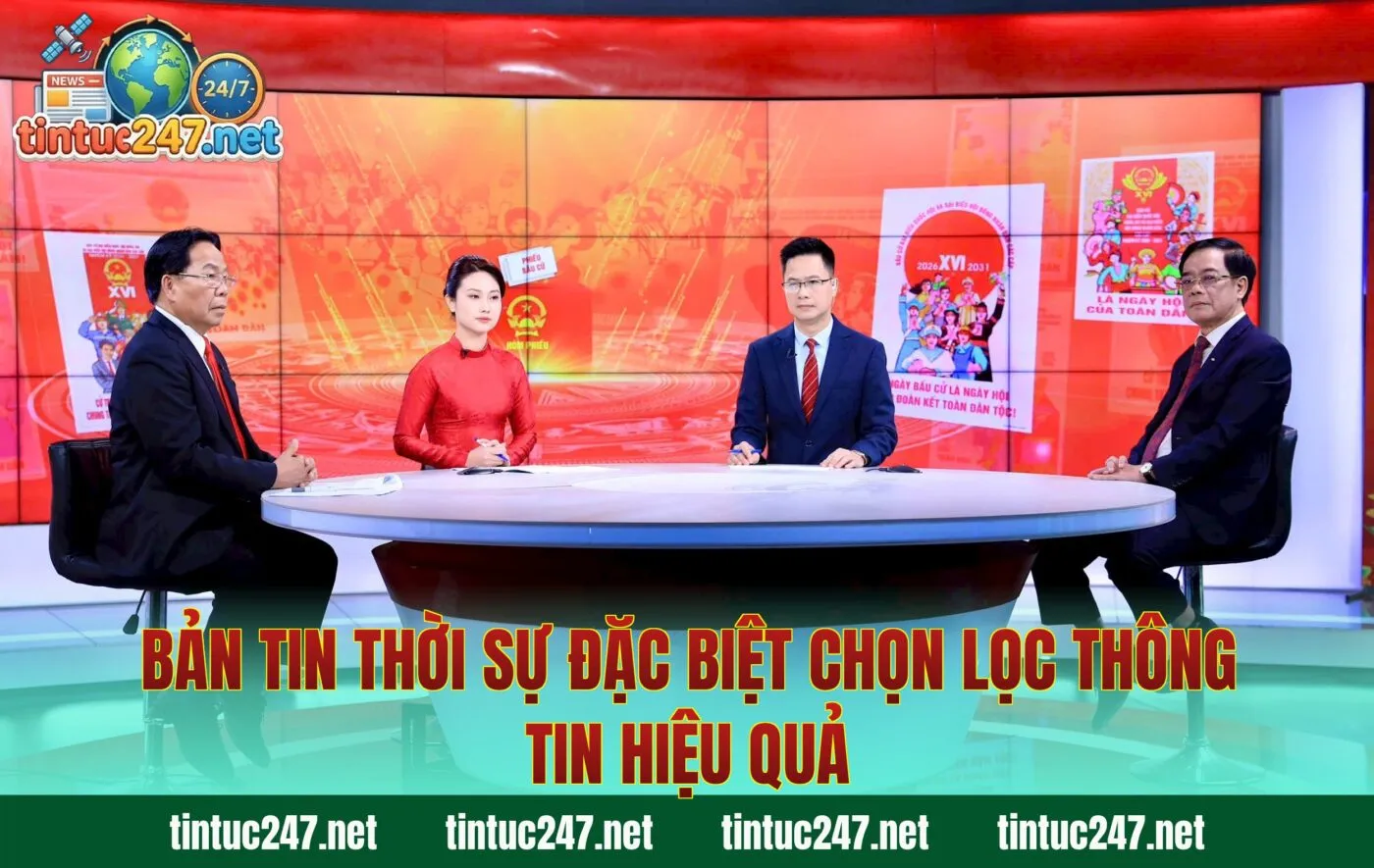 Bản tin thời sự đặc biệt chọn lọc thông tin hiệu quả