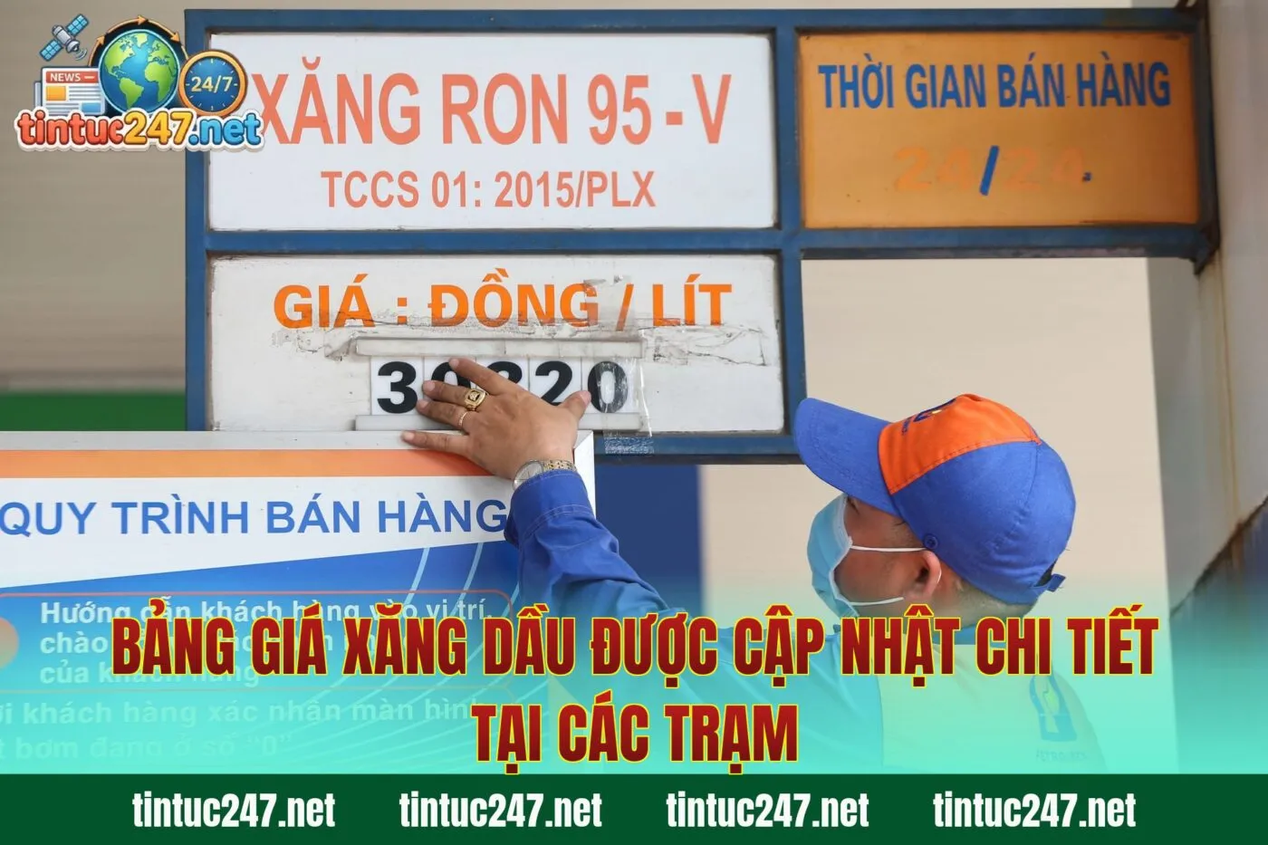 Bảng giá xăng dầu được cập nhật chi tiết tại các trạm